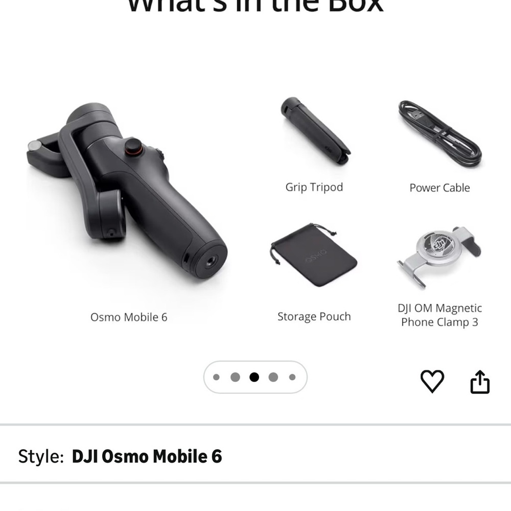 DJI OsmoMobile6GraySmartphoneStabilizer(withBag!!!! - Picture 7 of 15